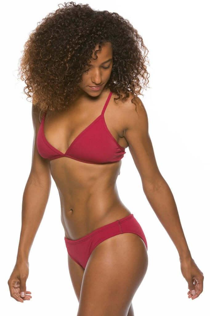 Andy Bikini Bottom - Cranberry Female Product Image