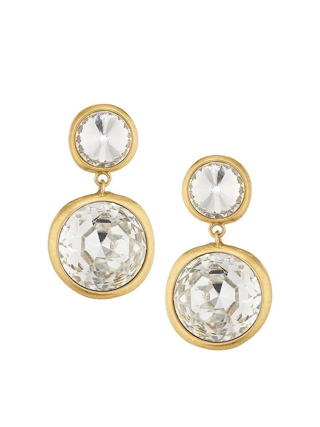 Womens Gem Palace Shining Star Goldtone, Cubic Zirconia & Glass Drop Earrings Product Image