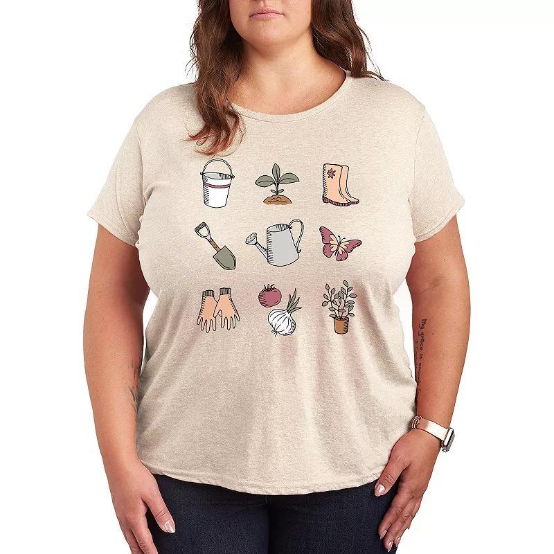 Plus Polly Pocket Love Graphic Tee, Womens Product Image