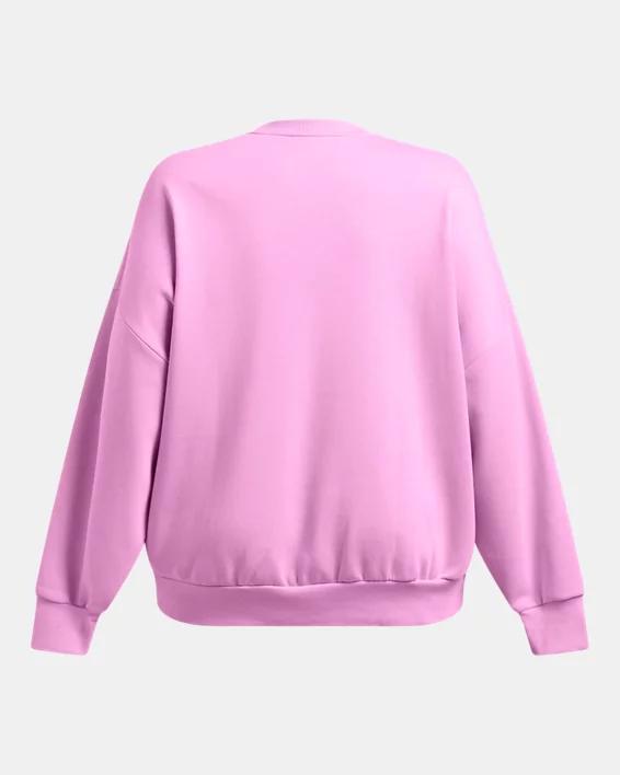 Women's UA Rival Fleece Oversized Crew Product Image