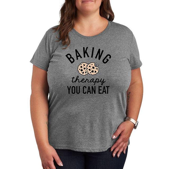 Plus Size In My Football Era Graphic Tee, Womens Grey Gray Product Image