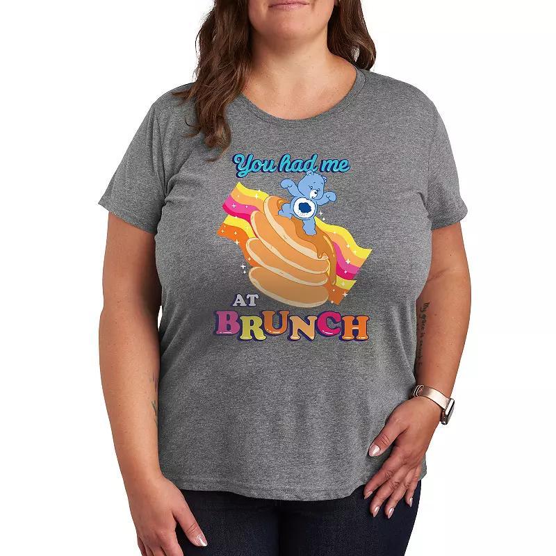 Plus Care Bears You Had Me At Brunch Graphic Tee, Womens Med Grey Product Image