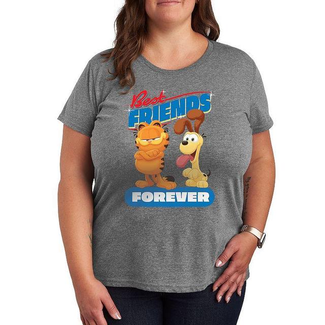 Plus The Garfield Movie Friends Forever Graphic Tee, Womens Product Image