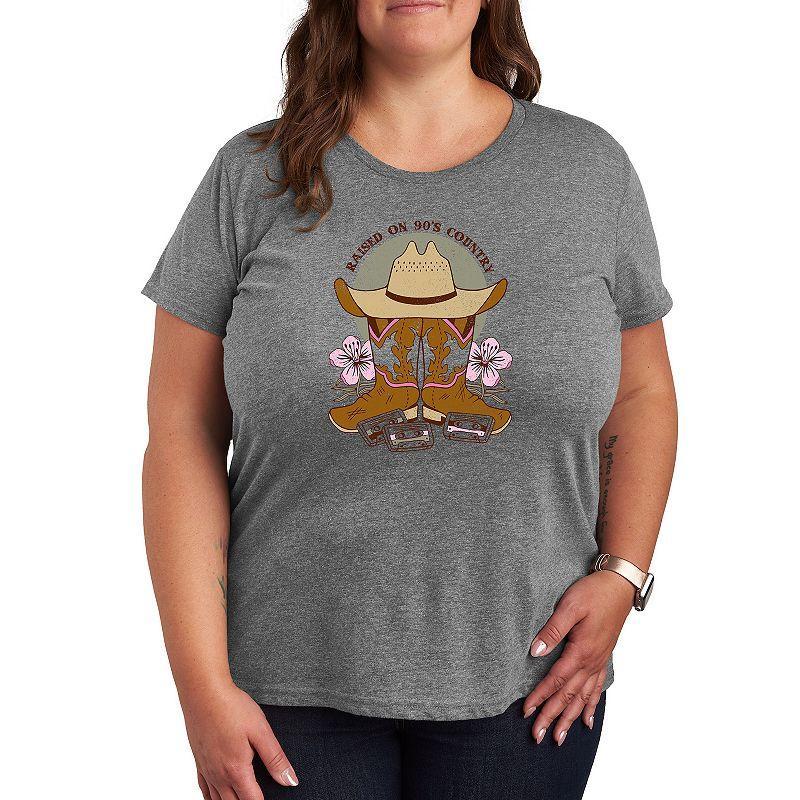 Plus Cactus Sombrero Graphic Tee, Womens Product Image