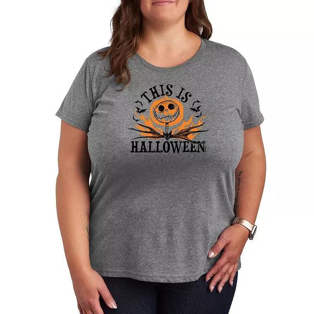 Disneys The Nightmare Before Christmas Jack Skellington Plus Size This is Halloween Graphic Tee, Womens Product Image