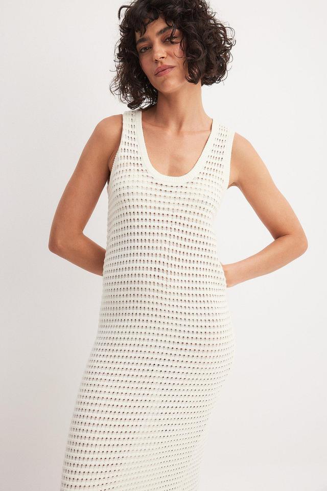 Knitted Crochet Midi Dress Product Image