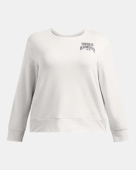 Womens UA Rival Terry Graphic Crew Product Image