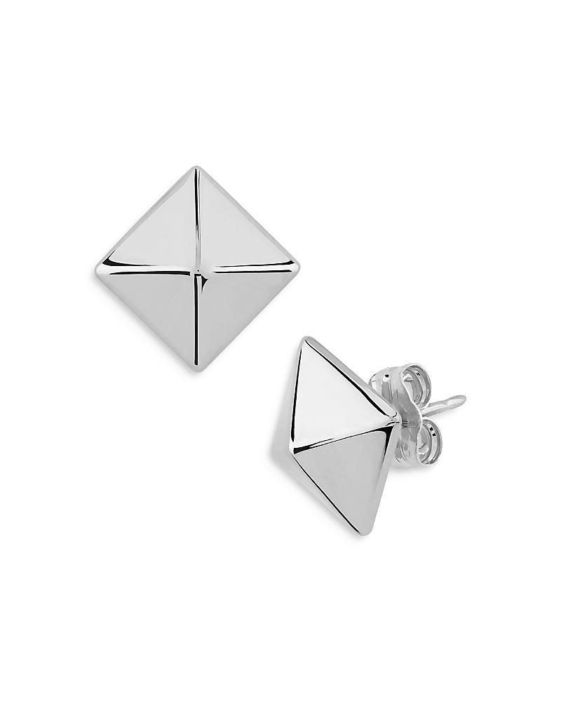 Saks Fifth Avenue Womens Sterling Silver Pyramid Stud Earrings Product Image