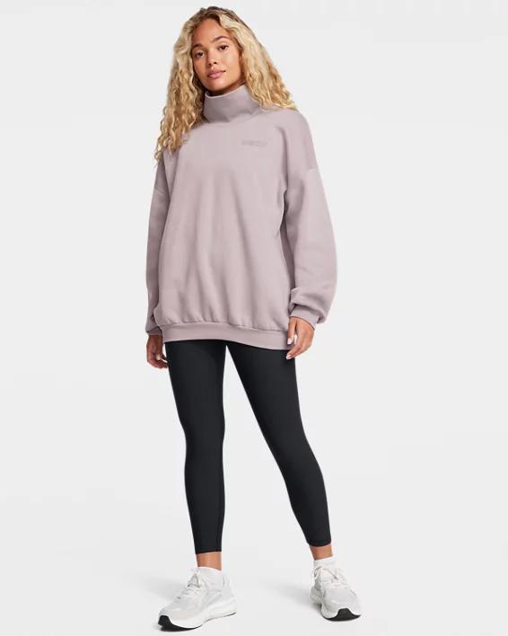 Women's UA Icon Fleece Oversized Mock Crew Product Image