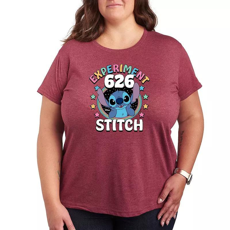 Disneys Lilo & Stitch Plus Experiment 626 Graphic Tee, Womens Product Image