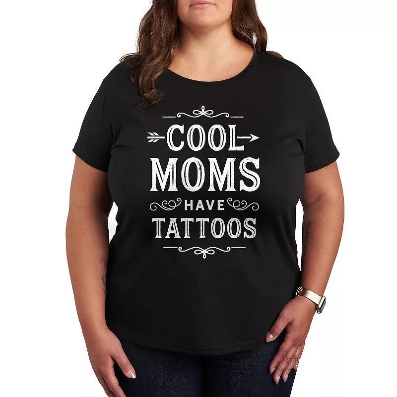 Plus Anti Social Moms Club Graphic Tee, Womens Product Image