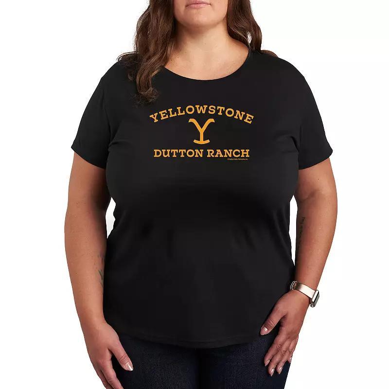 Plus Yellowstone Y Dutton Ranch Logo Graphic Tee, Womens Product Image