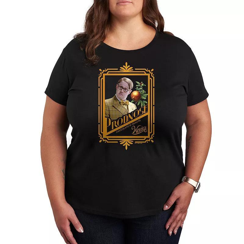 Plus Wonka Prodnose Graphic Tee, Womens Product Image