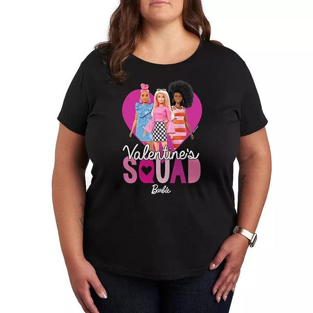 Plus Barbie Valentines Squad Graphic Tee, Womens Product Image