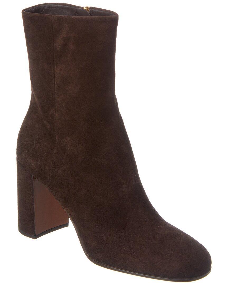 Suede Bootie In Brown Product Image