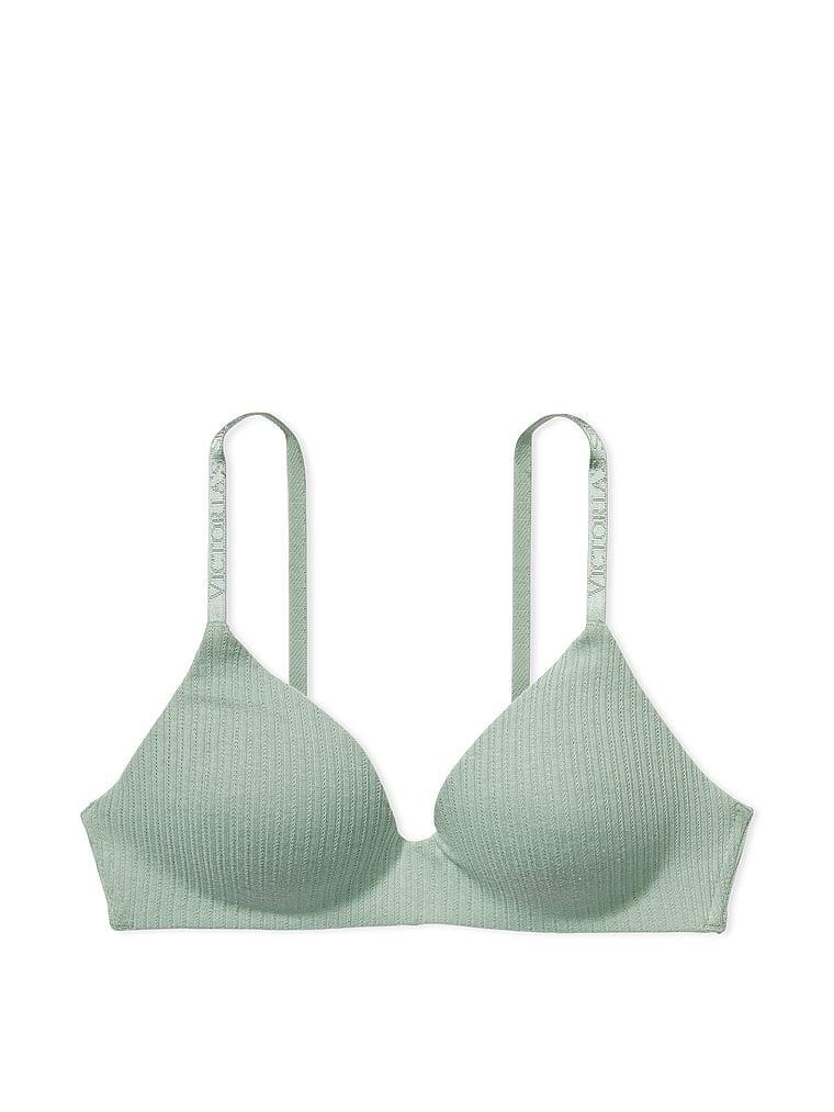 Lightly Lined Pointelle Wireless Bra Product Image