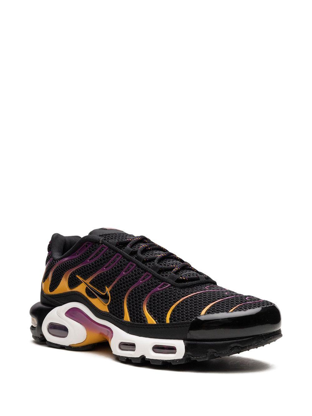 Air Max Plus "black/university Gold/viotech" Sneakers In Black/university Gold/viotech/black Product Image