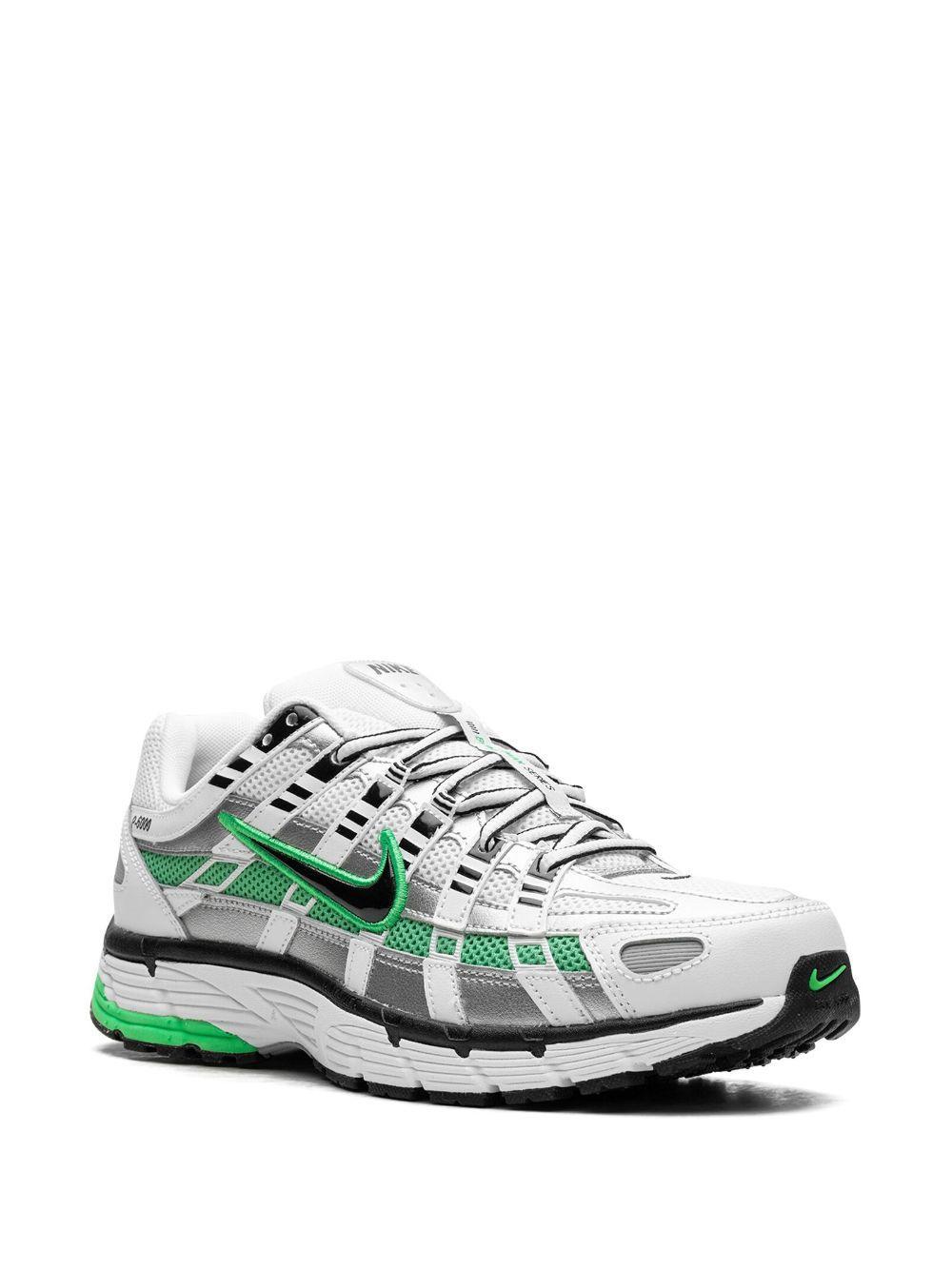 P-6000 Premium Sneakers White / Spring Green In Multicolor Product Image