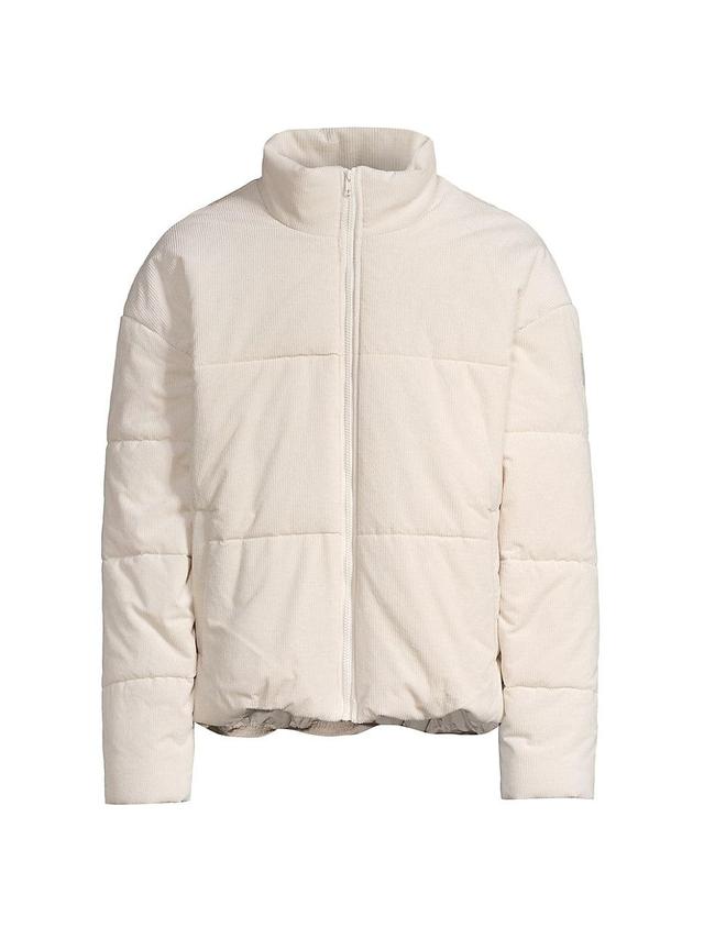 Mens Stage Cotton Corduroy Puffer Jacket Product Image