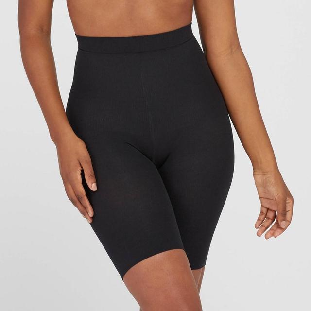 ASSETS by SPANX Womens Mid-Thigh Shaper - Black 1 Product Image