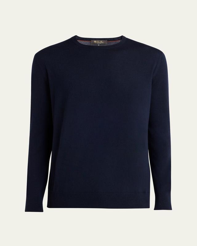 Mens Girocollo Wool Crewneck Sweater Product Image