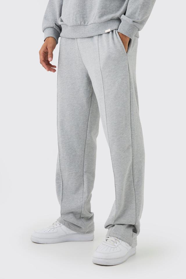 Mens Grey Relaxed Heavyweight Jogger, Grey Product Image