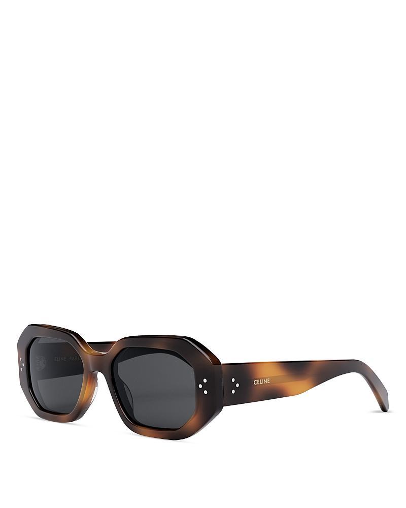 CELINE Bold 3 Dots 53mm Geometric Sunglasses Product Image