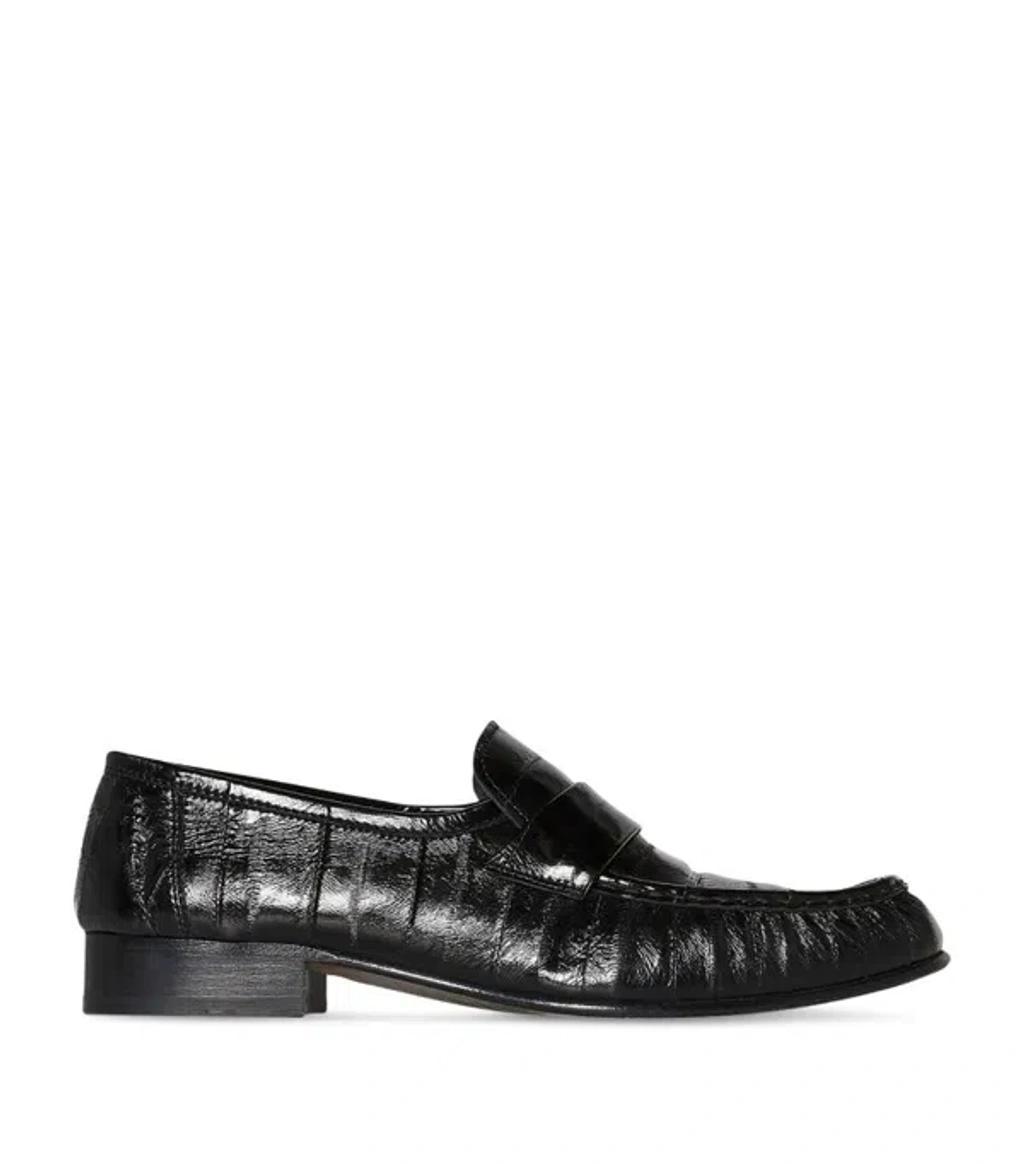 Soft Eel Loafers In Black Product Image