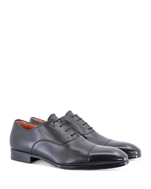 Mens Salem Leather Cap-Toe Oxfords Product Image