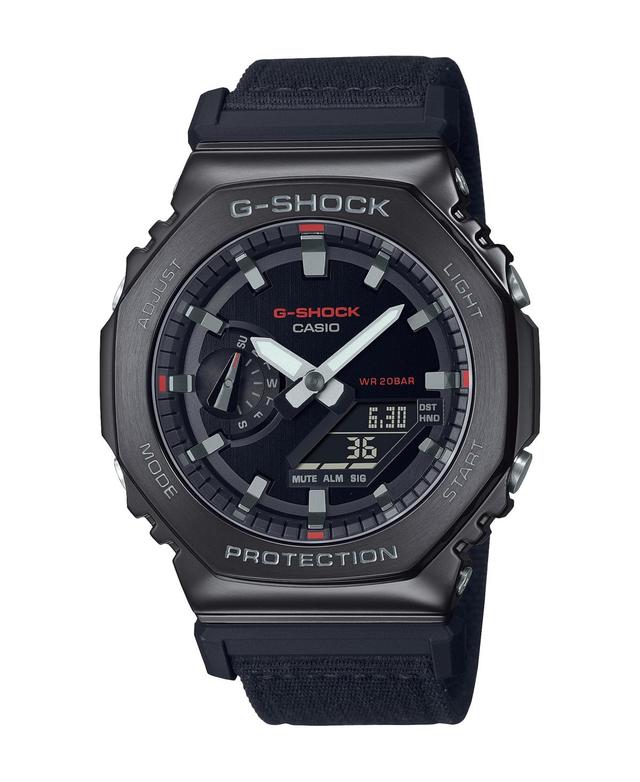 G-Shock Mens Ana-Digi Black Fabric Strap Watch Product Image