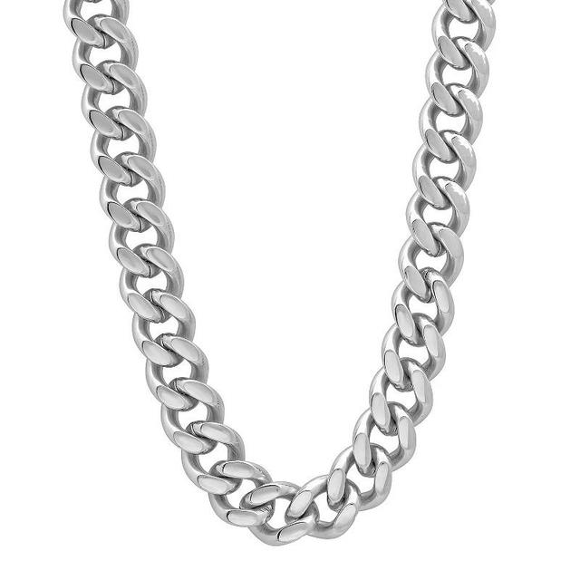 Mens Jewelry Nation Stainless Steel Curb Chain Necklace Product Image