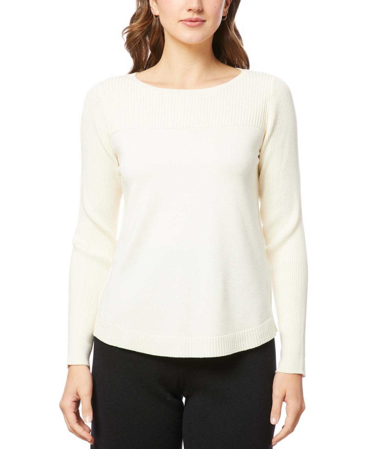 Melissa Paige Womens Boat Neck Long-Sleeve Sweater Product Image