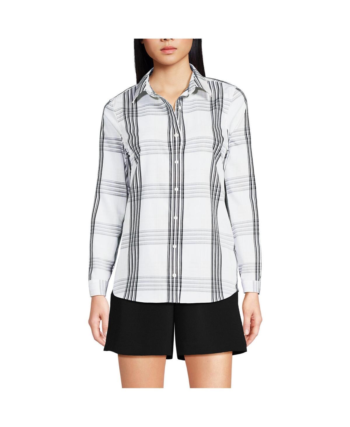 Womens Lands End No-Iron Supima Cotton Shirt Product Image