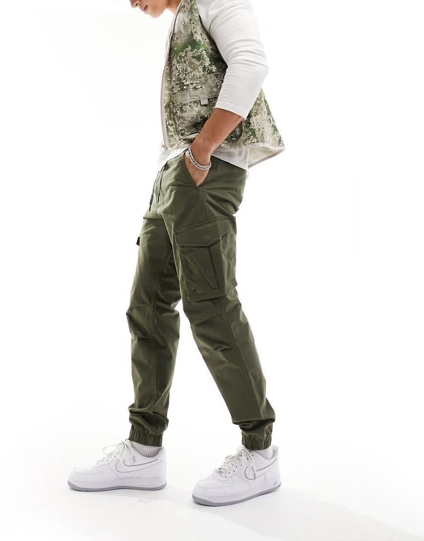 Jack & Jones tapered cuffed cargo pants Product Image