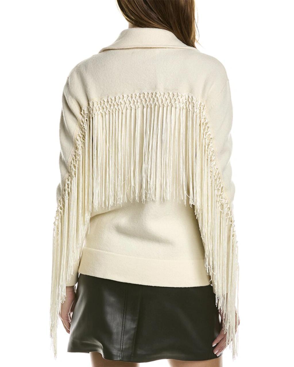 Robyn Biker Jacket In White Product Image