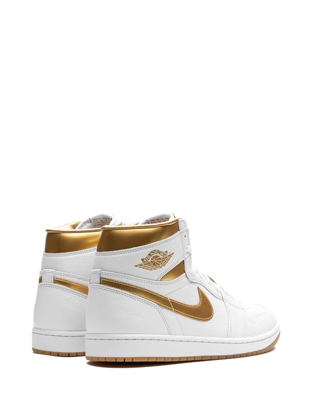 Air Jordan 1 Retro High OG "Metallic Gold" sneakers Product Image