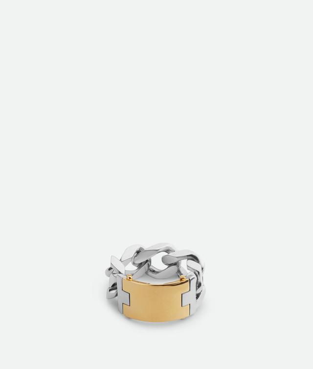 Women's Joint Ring in Silver/yellow gold Product Image