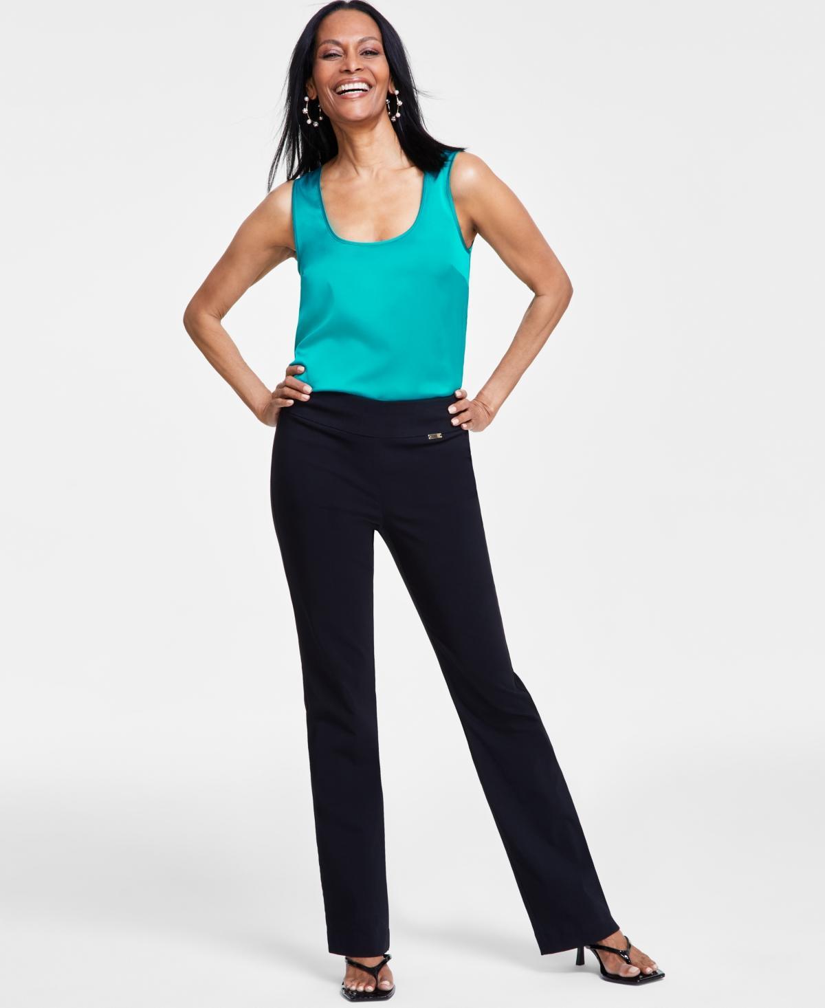 Women's Tummy-Control Mini Bootcut Pants, Created for Macy's  Product Image