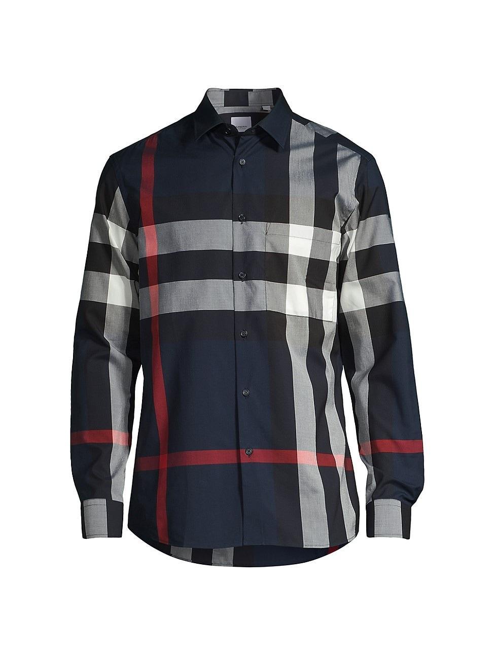 Mens Summerton Check Button-Front Shirt Product Image