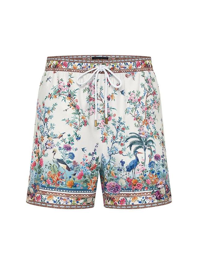 Mens Mid-Length Floral Board Shorts Product Image