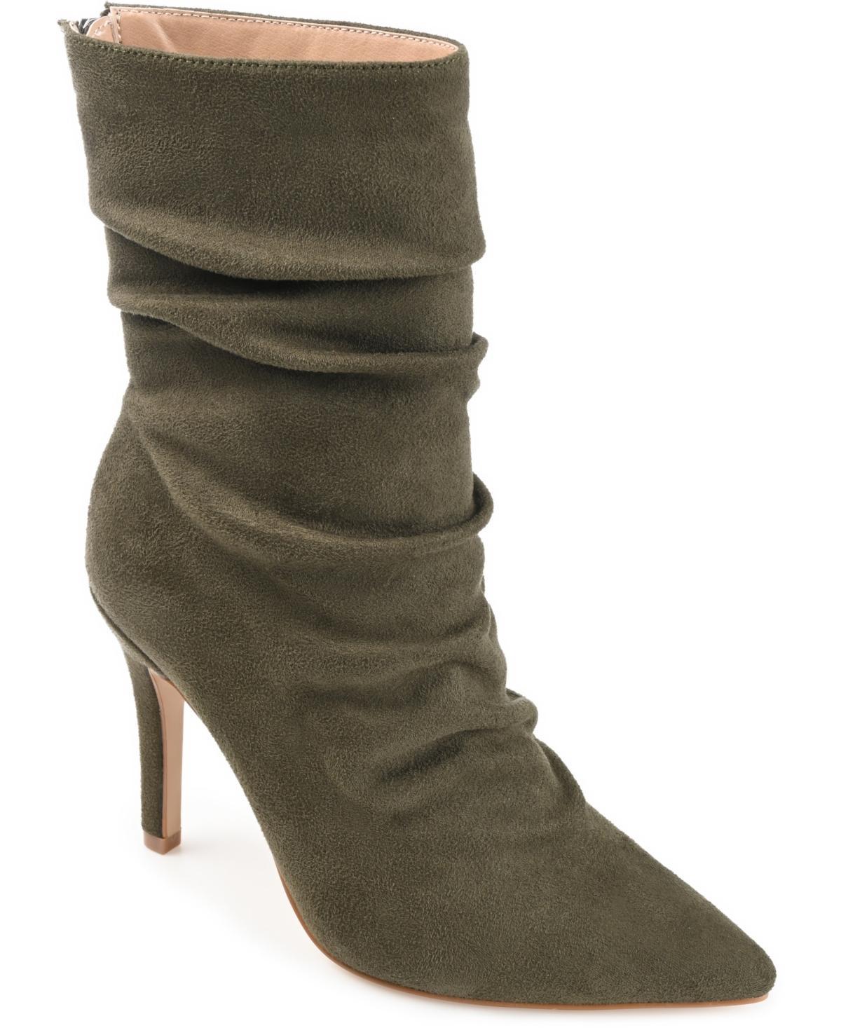 Journee Collection Markie Womens High Heel Ankle Boots Grey Product Image