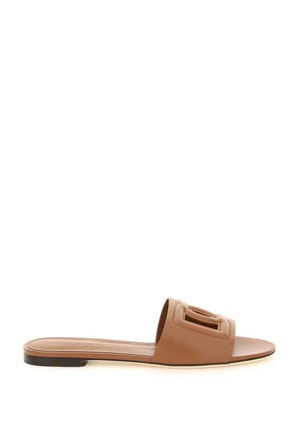 DOLCE & GABBANA Sandals In Brown Product Image