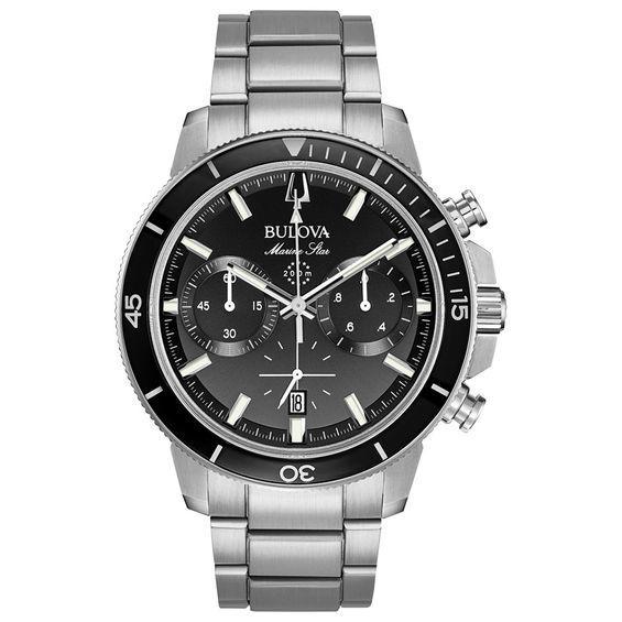 Bulova Men's Marine Star Stainless Steel Bracelet Watch Product Image