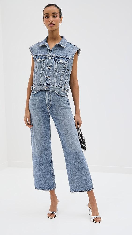 AGOLDE Ren: High Rise Wide Leg Jeans | Shopbop Product Image