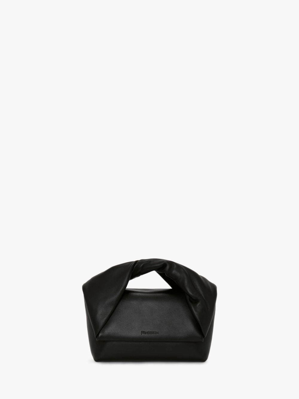 MEDIUM TWISTER - LEATHER TOP HANDLE BAG in black | JW Anderson US  Product Image