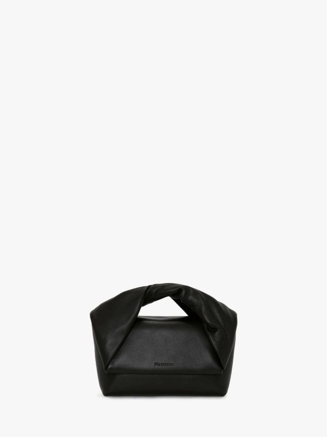 MEDIUM TWISTER - LEATHER TOP HANDLE BAG in black | JW Anderson US  Product Image