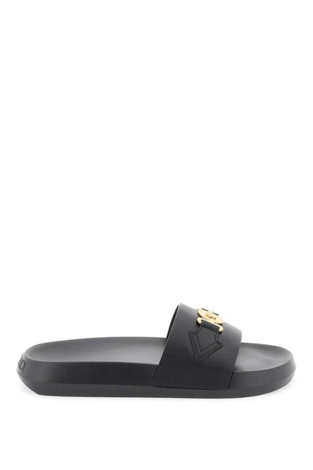 VERSACE 'medusa Biggie' Slides In Black Product Image