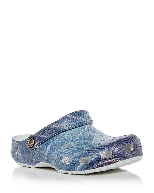 Crocs Womens Classic Denim Clogs Product Image