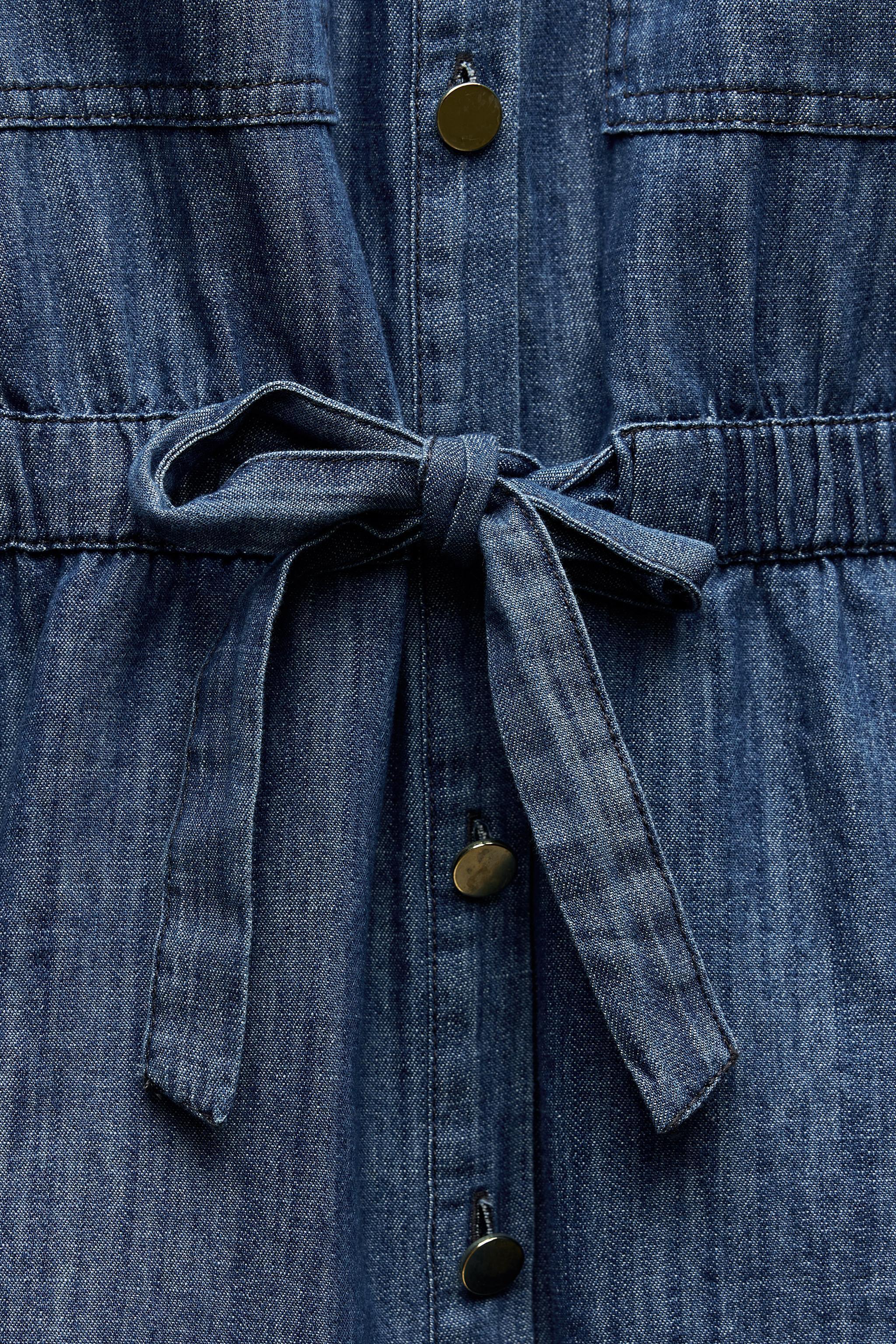 Z1975 TIED FLOWY DENIM SHIRT Product Image