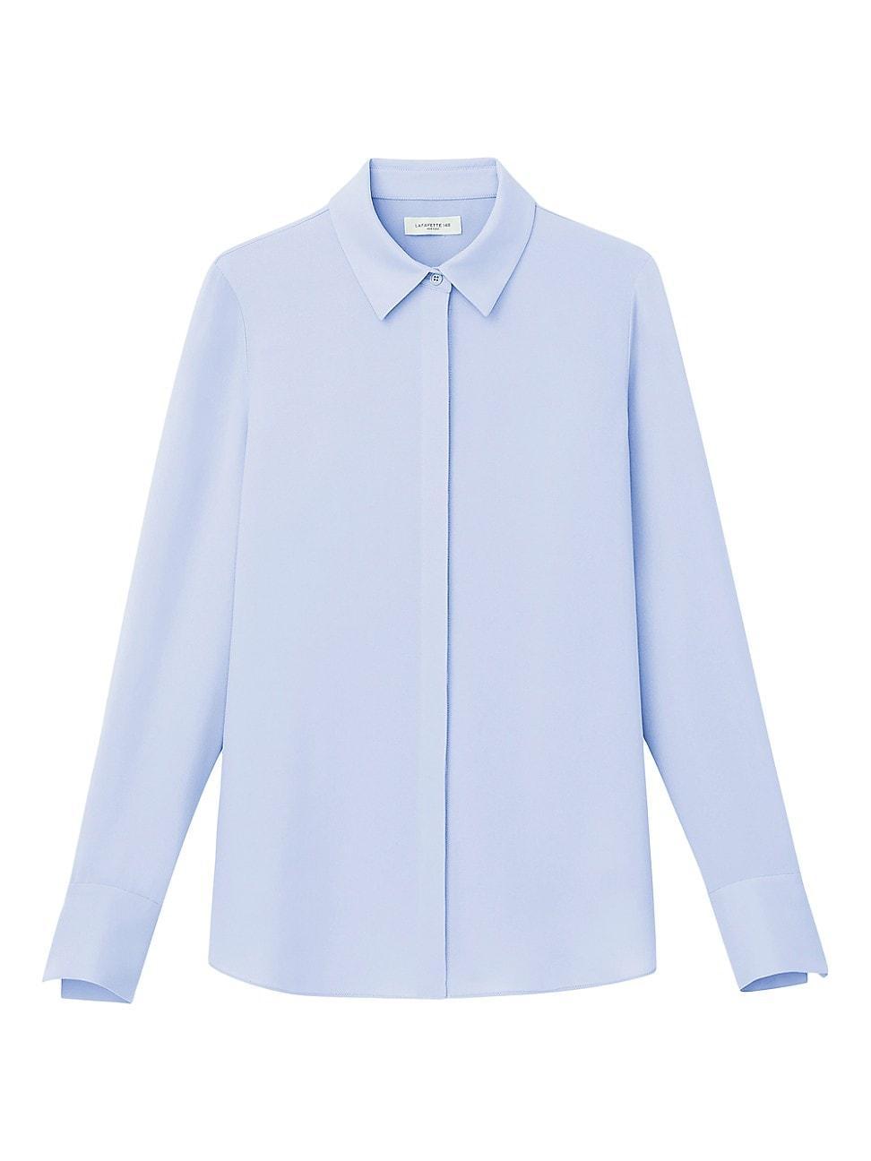 Womens Scottie Concealed Placket Blouse Product Image